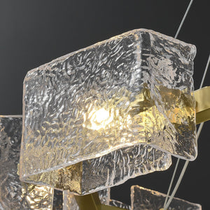 Water ripple Glass  Chandelier