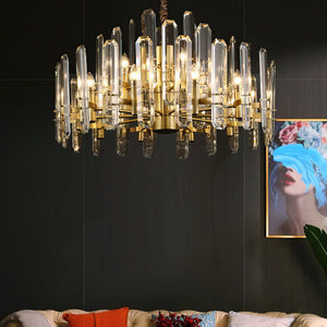 Browning Prism Round Chandelier 36"