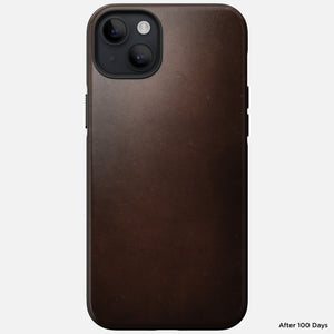 Modern Leather Case - iPhone 14 Plus | Rustic Brown | Horween