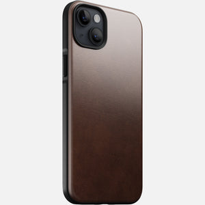 Modern Leather Case - iPhone 14 Plus | Rustic Brown | Horween