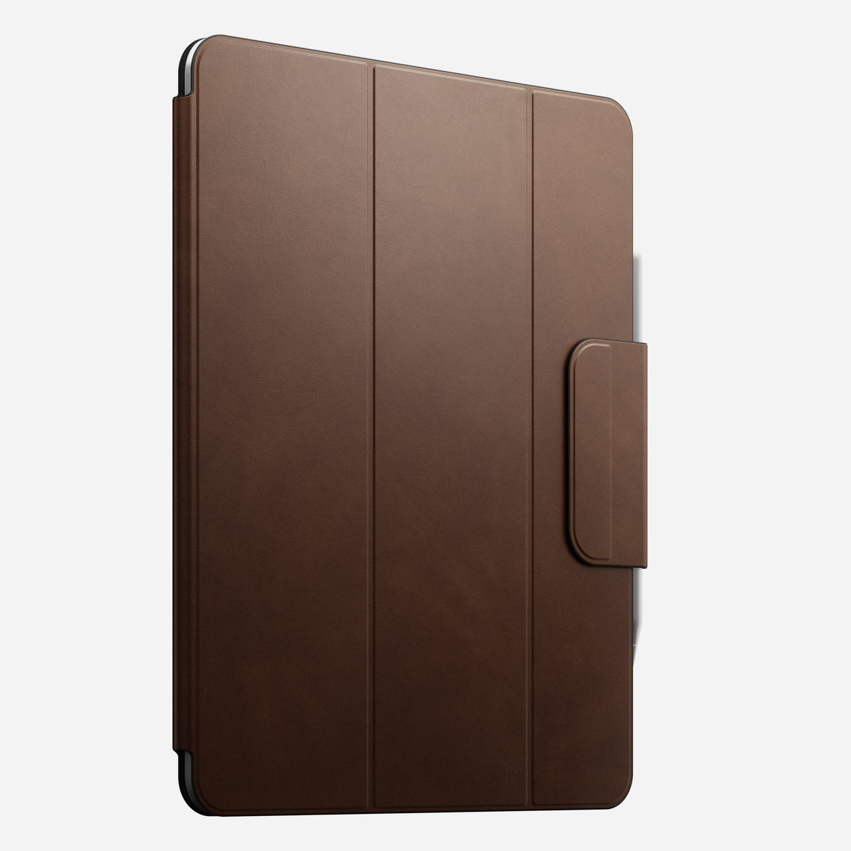 Leather Folio - M4 & M5 iPad 13 inch | Brown | Nomad Leather | Apple Pencil