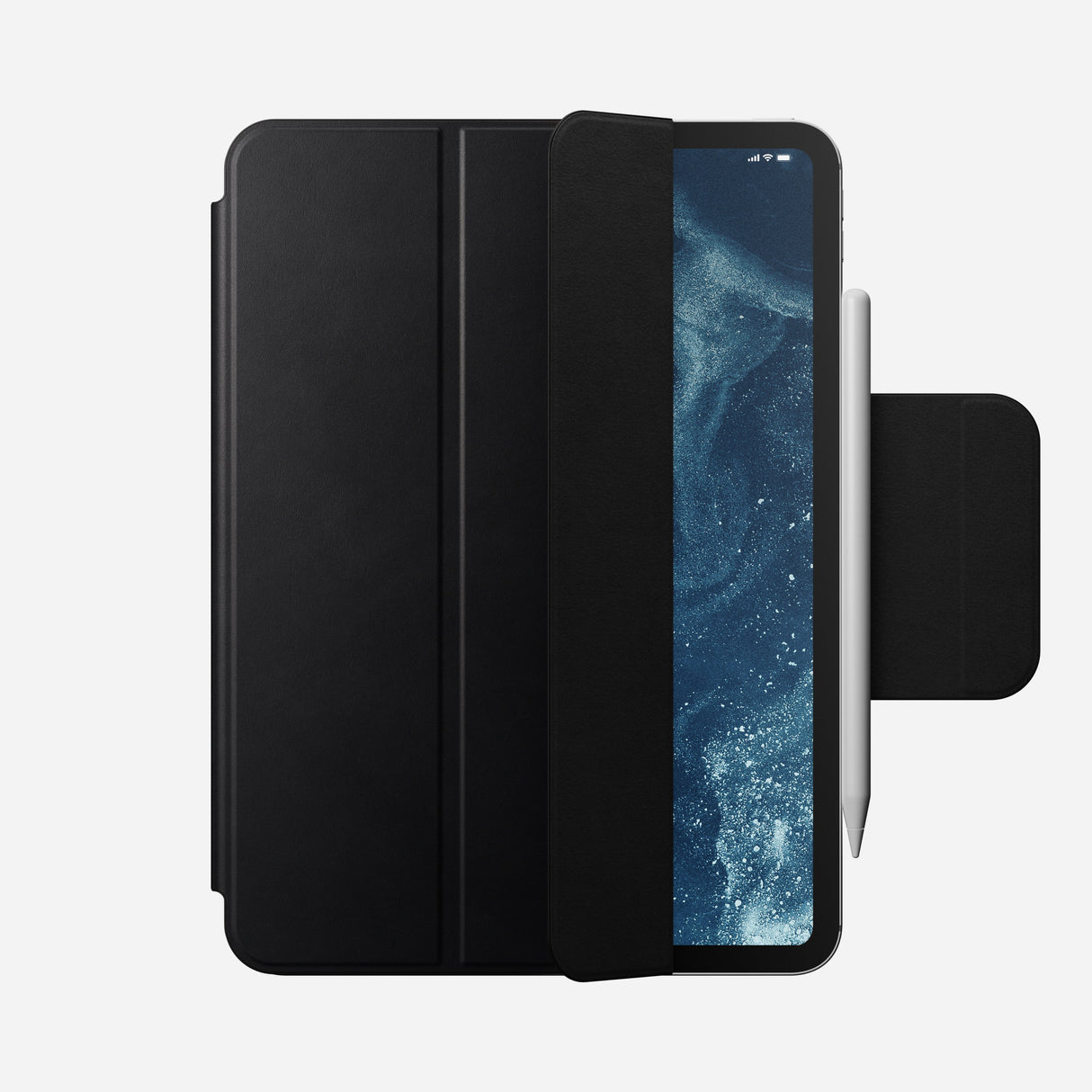 Leather Folio - M4 & M5 iPad 11 inch | Black | Nomad Leather | Apple Pencil