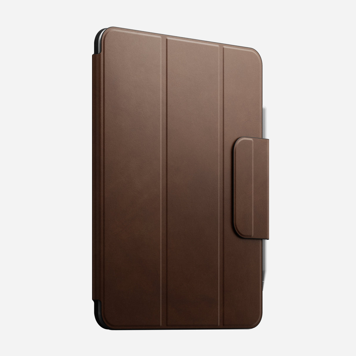 Leather Folio - M4 & M5 iPad 11 inch | Brown | Nomad Leather | Apple Pencil