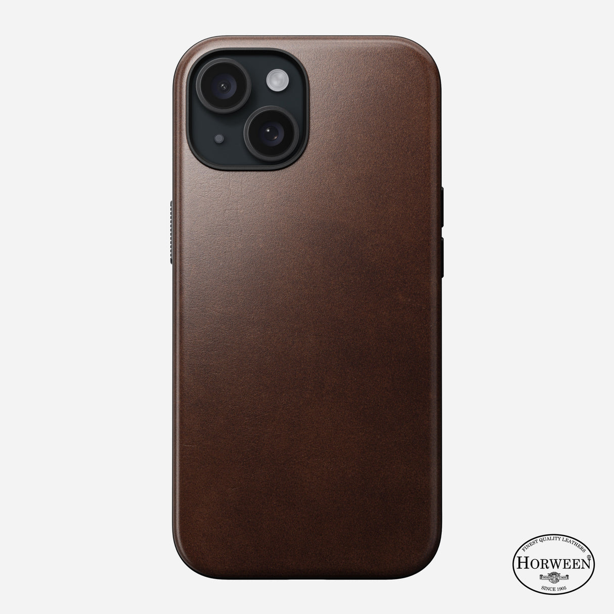 Modern Leather Case - iPhone 15 | Rustic Brown | Horween
