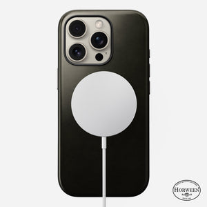 Modern Leather Case - iPhone 16 Pro | Green Chrome | Horween