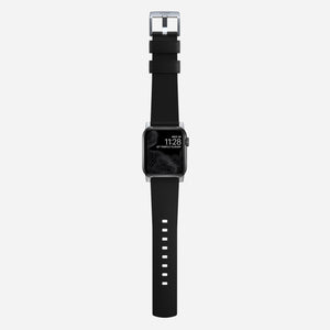 Active Band Pro - 46mm/49mm | Silver Hardware | Black Active Leather