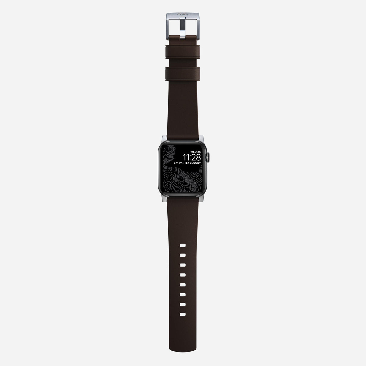 Active Band Pro - 46mm/49mm | Silver Hardware | Classic Brown Active Leather