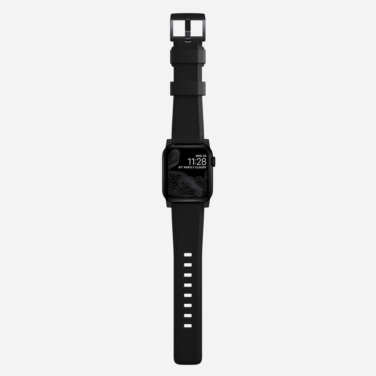 Rugged Band - 46mm/49mm | Black Hardware | Black