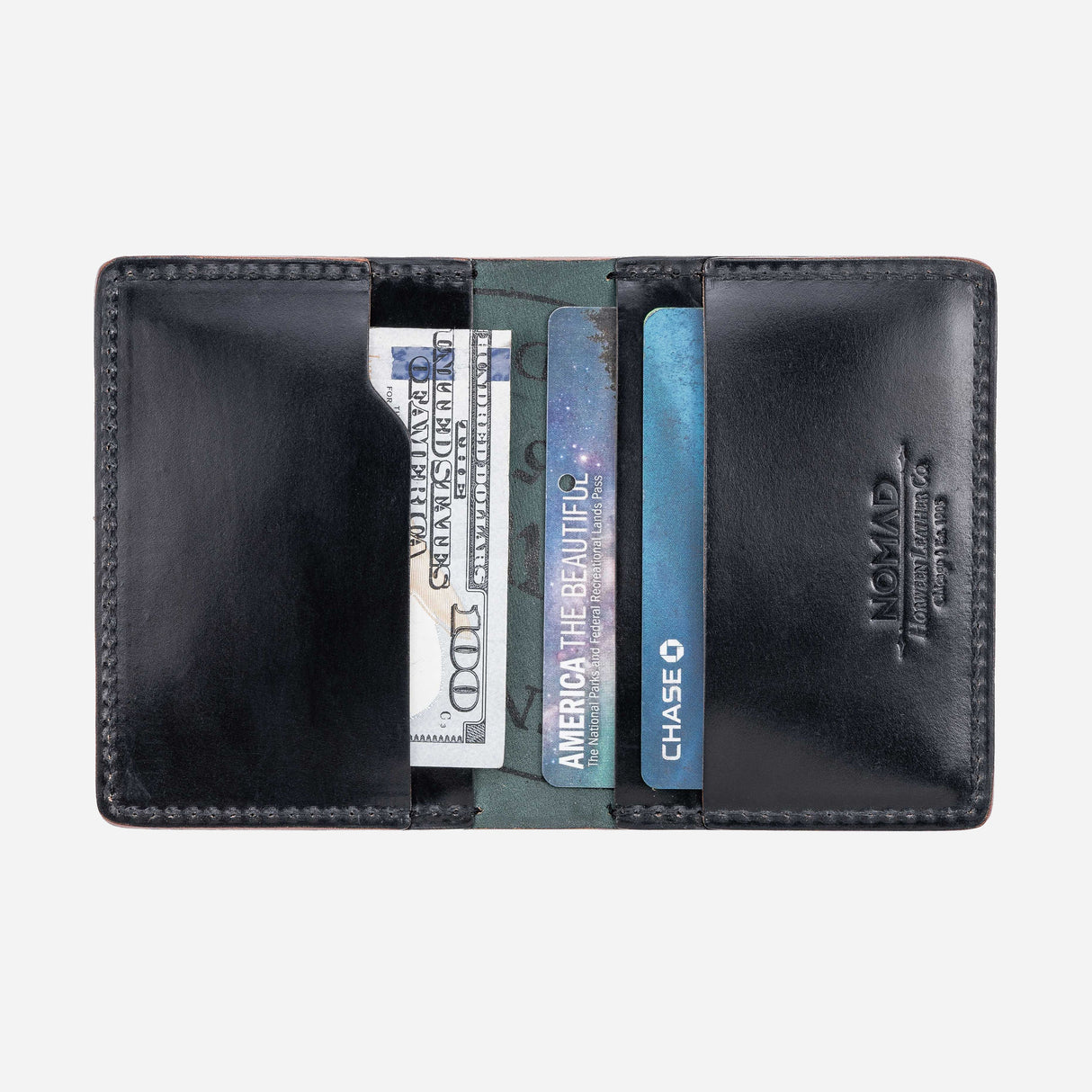 Shell Cordovan Wallet | Black | LE