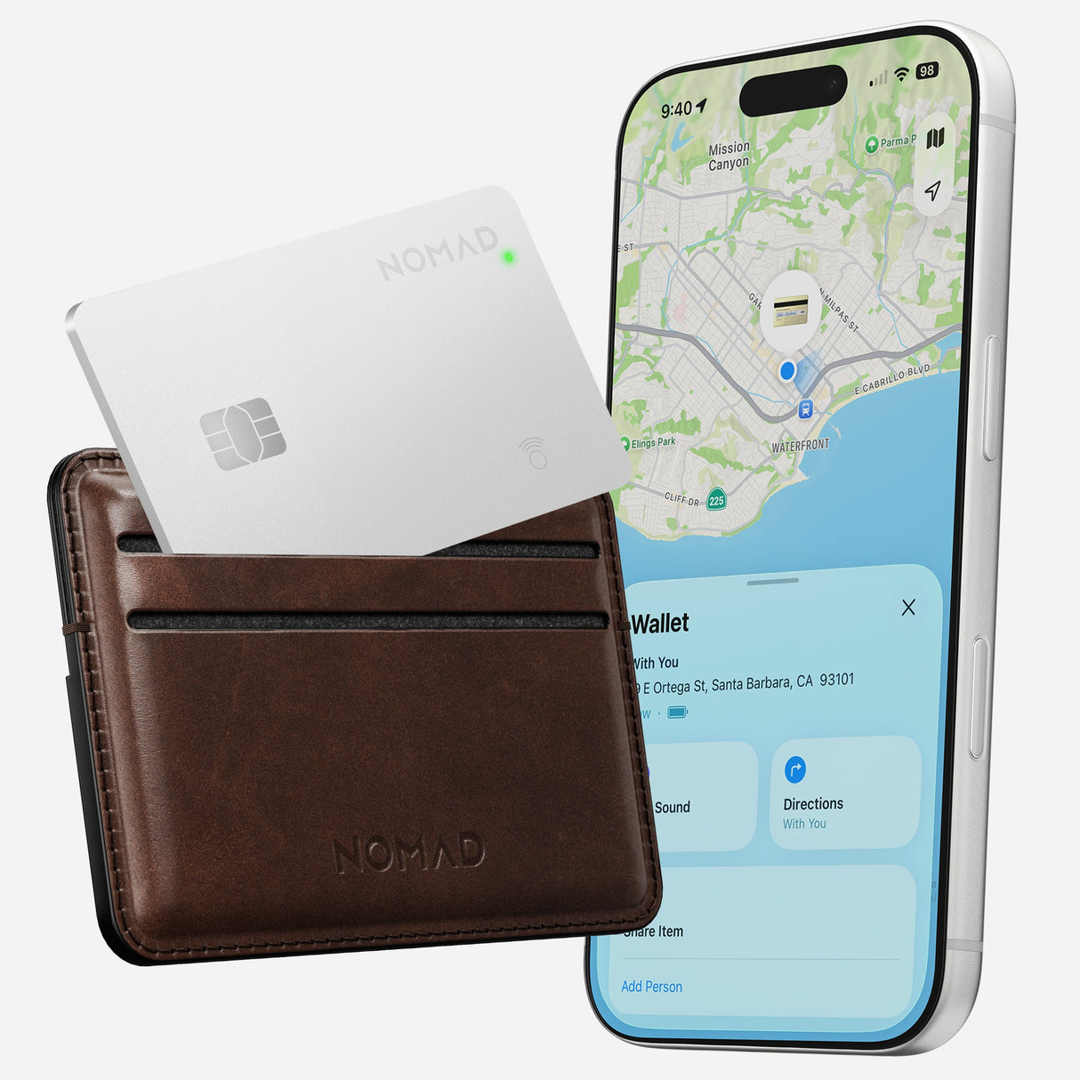 Tracking Card Pro - Find My | White
