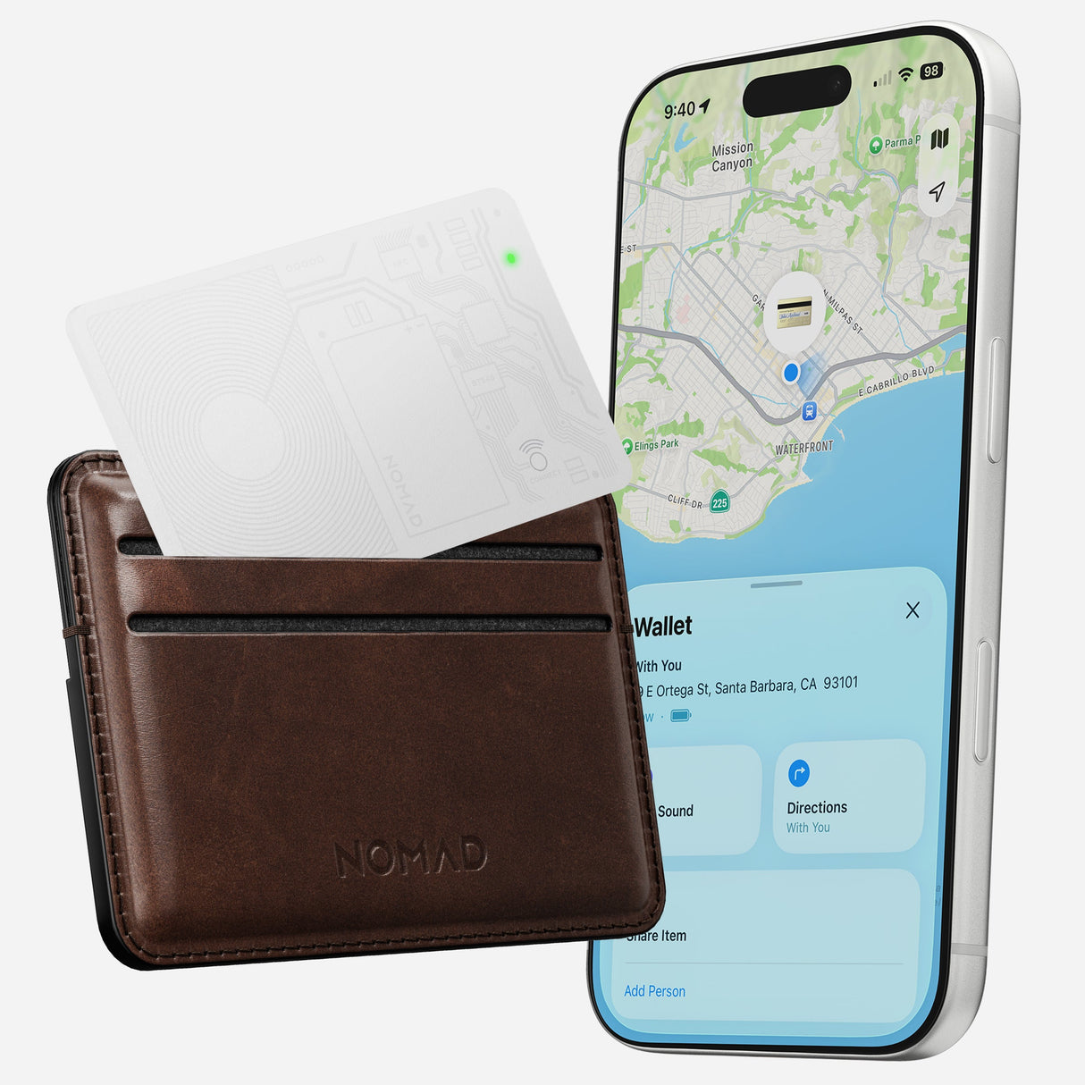 Tracking Card Air - Find My | White