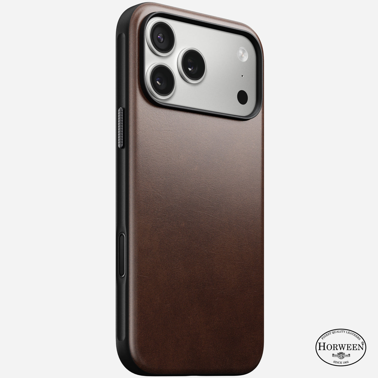 Modern Leather Case - iPhone 17 Pro Max | Rustic Brown | Horween