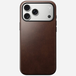 Modern Leather Case - iPhone 17 Pro Max | Rustic Brown | Horween