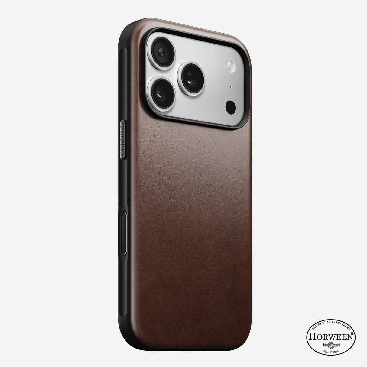 Modern Leather Case - iPhone 17 Pro | Rustic Brown | Horween