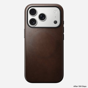 Modern Leather Case - iPhone 17 Pro | Rustic Brown | Horween