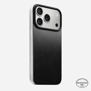 Magnetic Leather Back - iPhone 17 Pro | Black | Horween | MagSafe