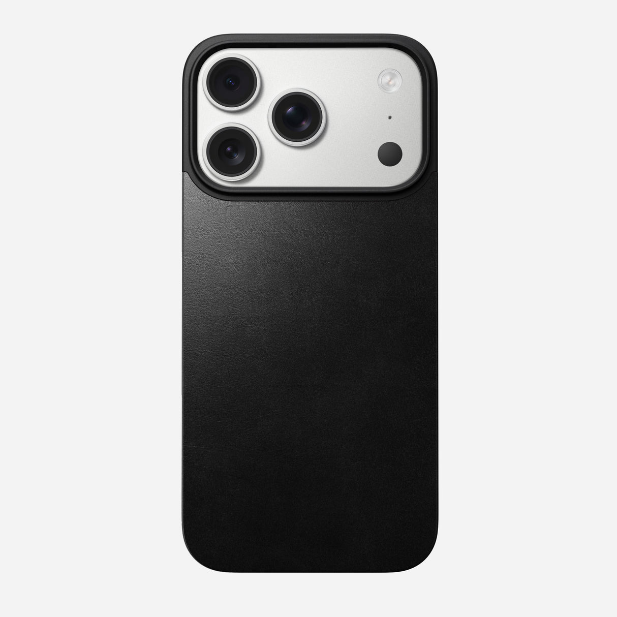 Magnetic Leather Back - iPhone 17 Pro | Black | Horween | MagSafe