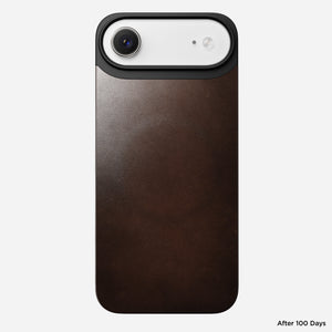 Magnetic Leather Back - iPhone Air | Rustic Brown | Horween | MagSafe