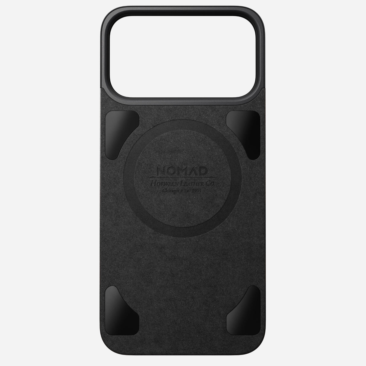Magnetic Leather Back - iPhone 17 Pro Max | Black | Horween | MagSafe