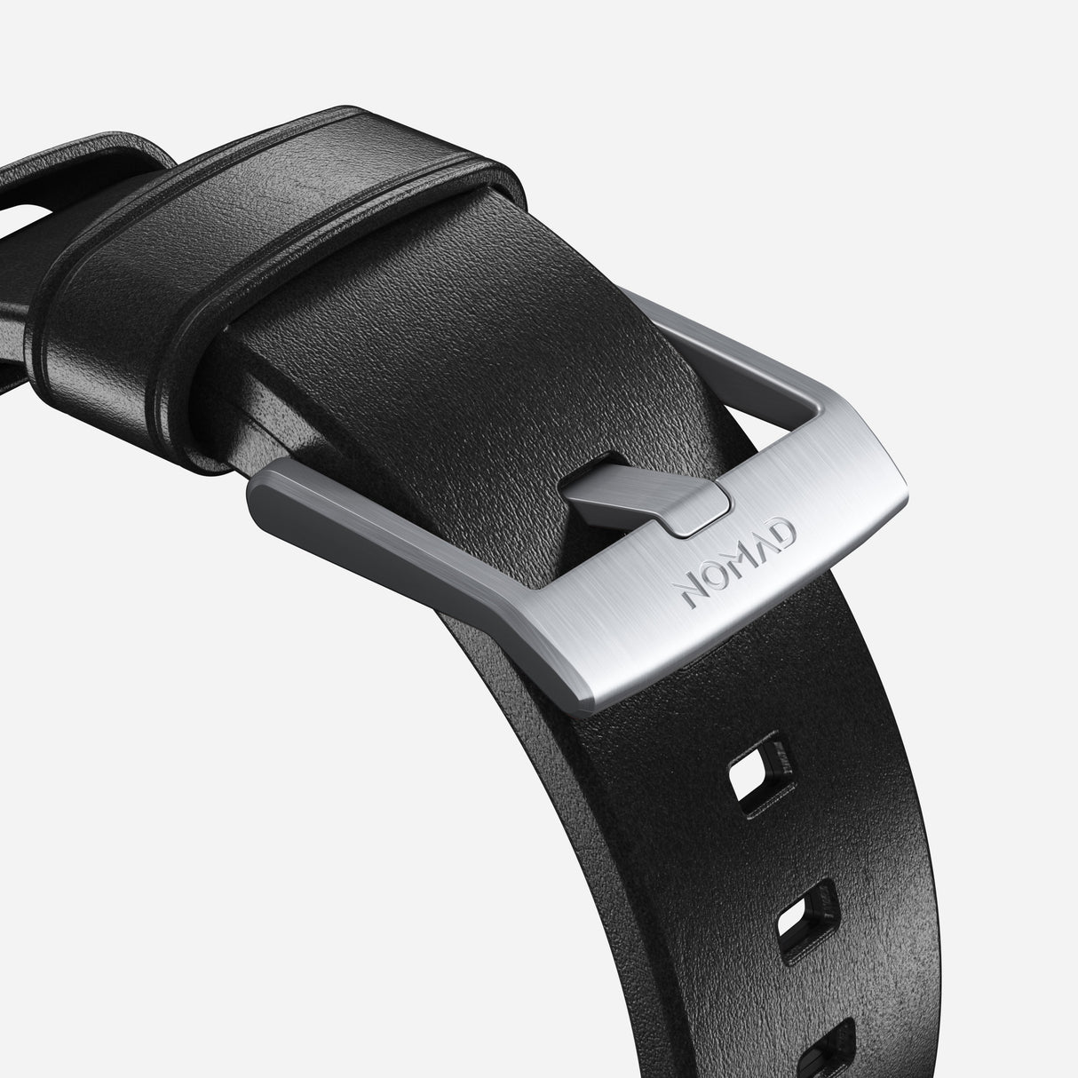 Active Band Pro - Pixel Watch | 45mm | Silver Hardware | Horween Black