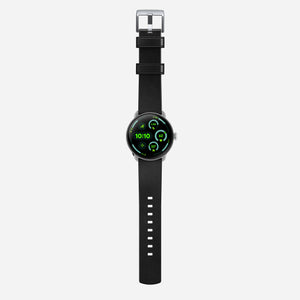 Active Band Pro - Pixel Watch | 45mm | Silver Hardware | Horween Black