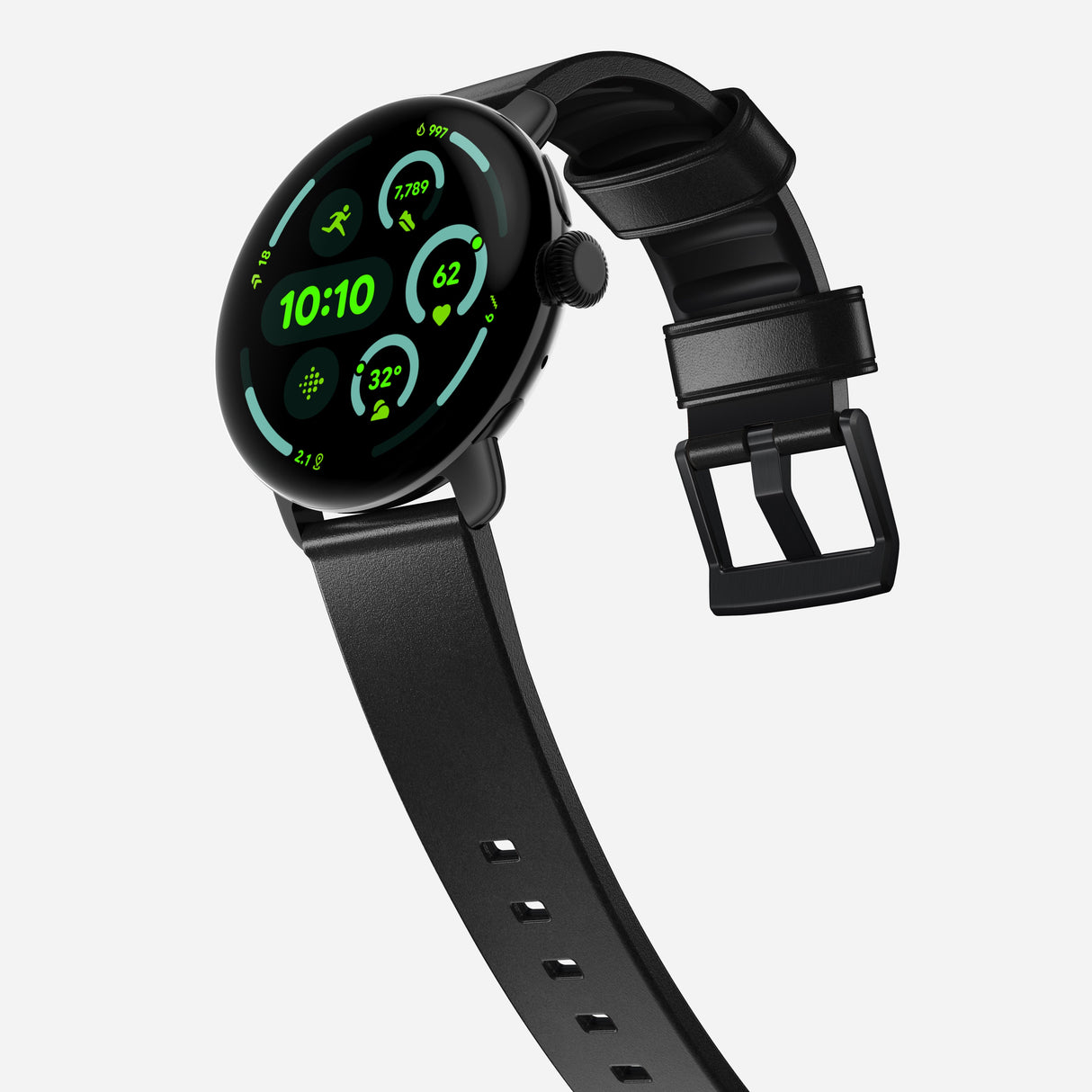 Active Band Pro - Pixel Watch | 45mm | Black Hardware | Horween Black