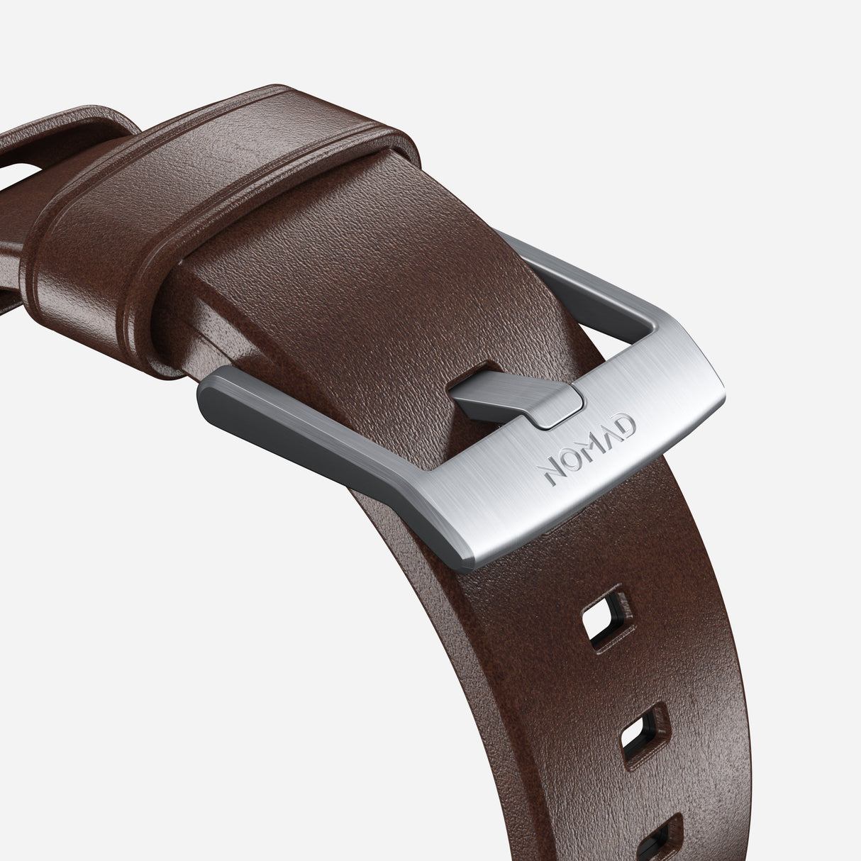 Active Band Pro - Pixel Watch | 45mm | Silver Hardware | Horween Brown