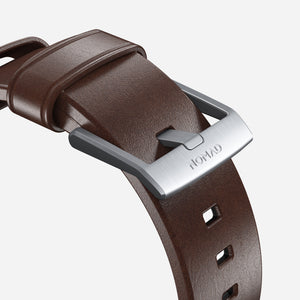 Active Band Pro - Pixel Watch | 45mm | Silver Hardware | Horween Brown
