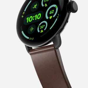 Active Band Pro - Pixel Watch | 45mm | Black Hardware | Horween Brown