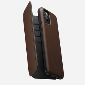 Modern Leather Tri-Folio - iPhone 11 Pro | Rustic Brown | Horween