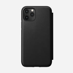 Modern Leather Tri-Folio - iPhone 11 Pro | Black | Horween