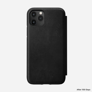 Modern Leather Tri-Folio - iPhone 11 Pro | Black | Horween