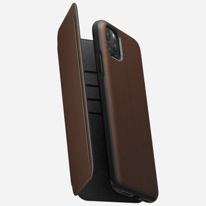 Modern Leather Tri-Folio - iPhone 11 Pro Max | Rustic Brown | Horween
