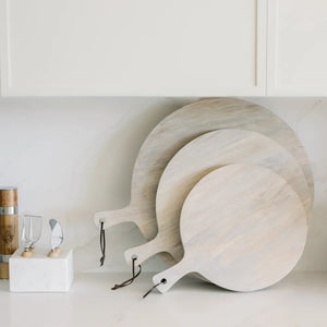 Charlotte Wood Round Serving Board