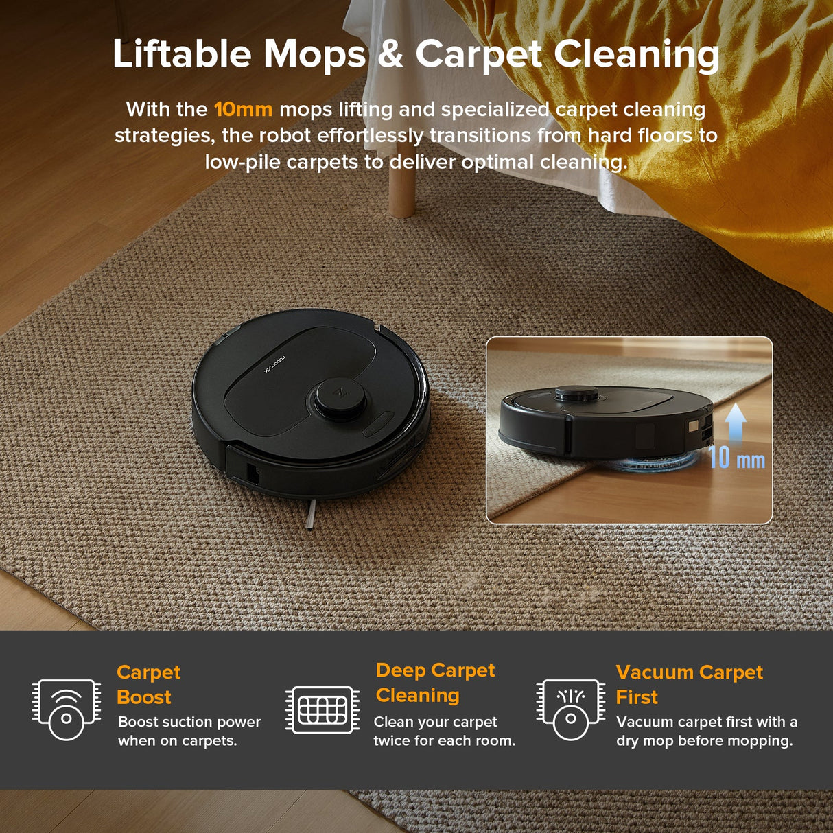 Roborock QV 35A Robot Vacuum with Multifunctional Dock (Upgraded from Qrevo S)