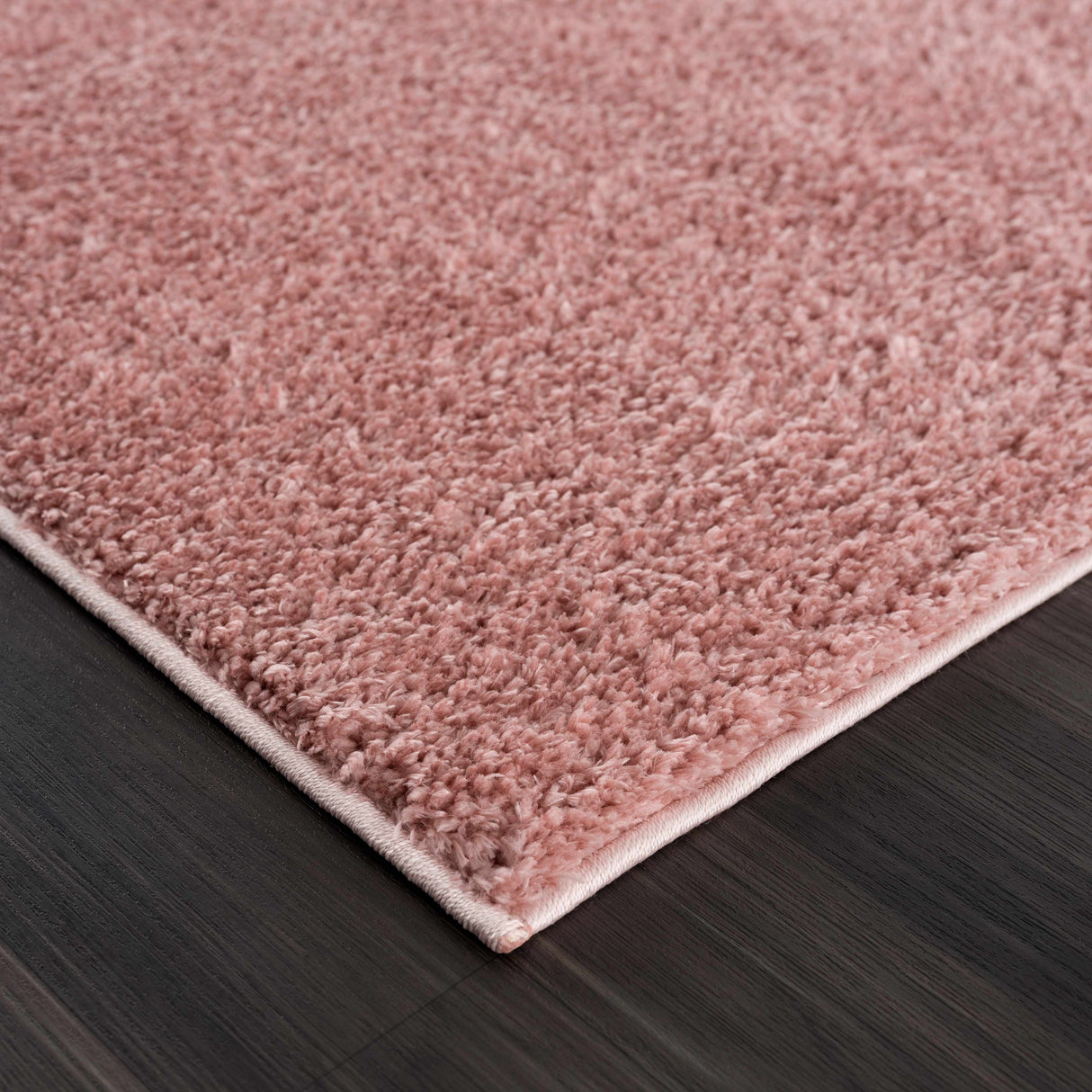 Judy Pink  Plush Washable Area Rug - Clearance