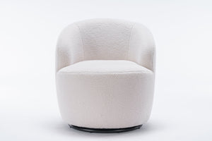Walker Edison | Teddy Swivel Barrel Accent Armchair Chair