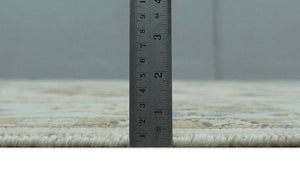 Hand Knotted Beige and Ivory Multi Size Traditional Oushak Wool Area Rug