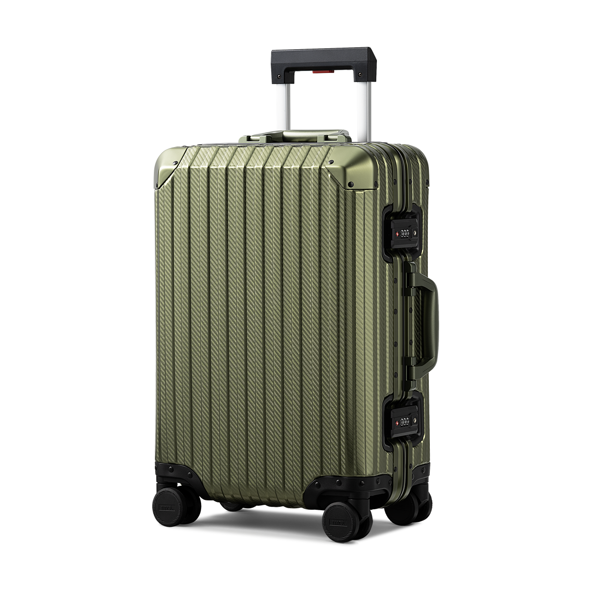 TREVA Aluminum Suitcase Army Green