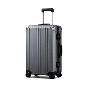 TREVA Aluminum Suitcase Gunmetal