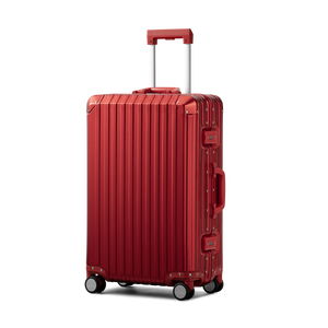 TREVA Aluminum Suitcase Red