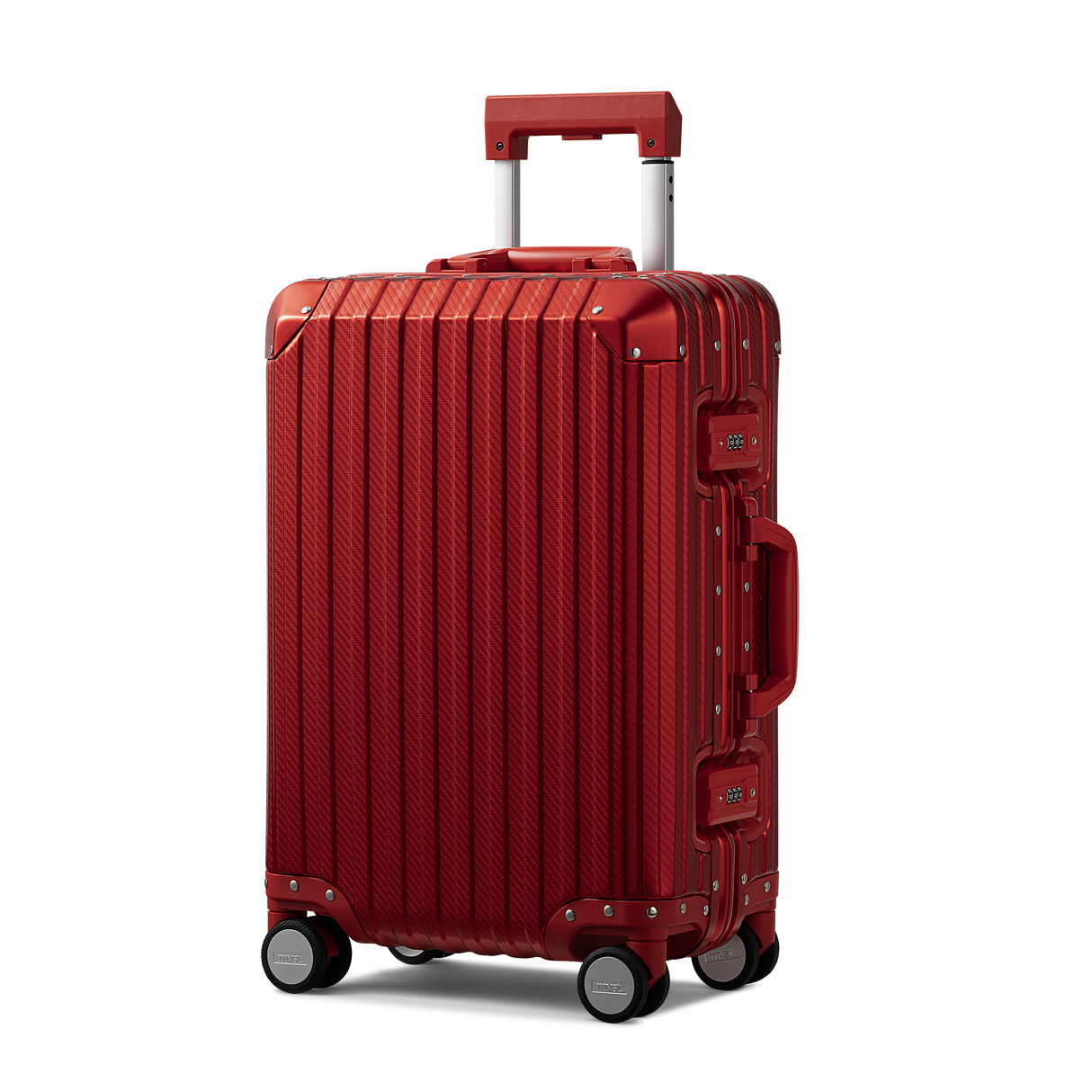 TREVA Aluminum Suitcase Red
