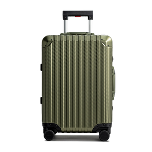 TREVA Aluminum Suitcase Army Green
