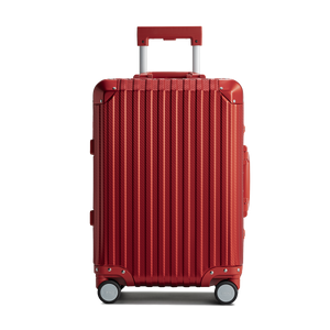 TREVA Aluminum Suitcase Red