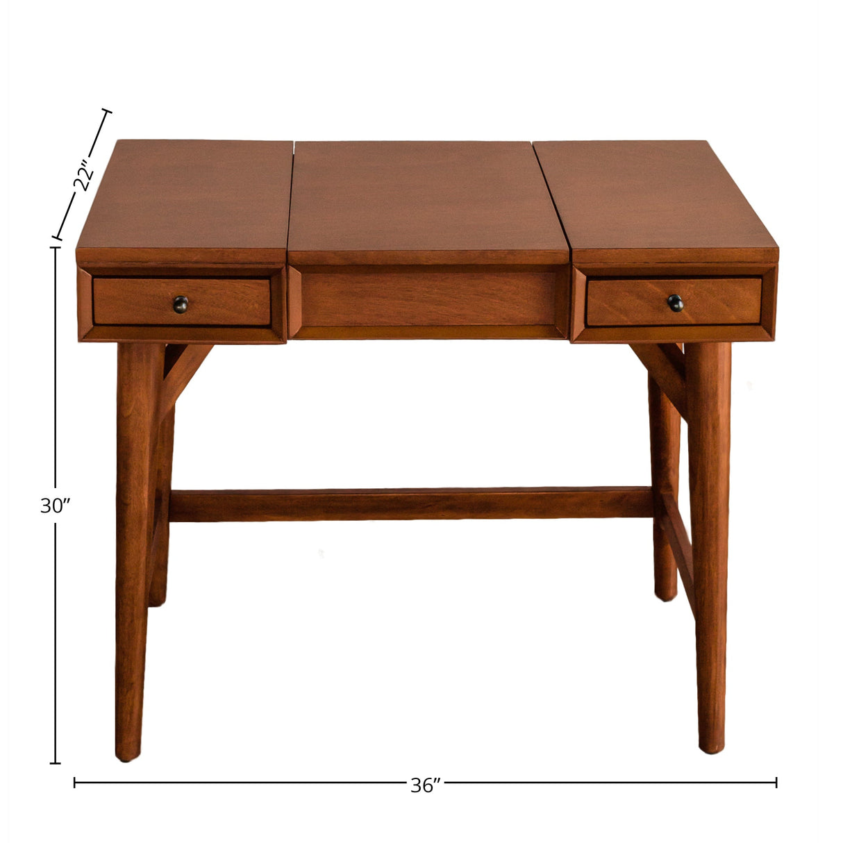 Flynn Bedroom Vanity, Chestnut