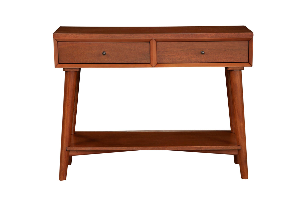 Flynn Console Table, Chestnut