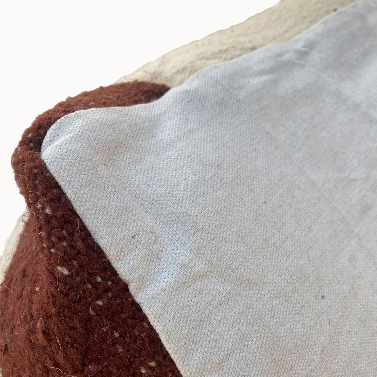 FINAL SALE Large Handwoven Moroccan Pouf / Pet Bed