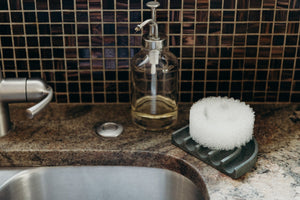 Sponge Rest | Dark Green Terrazzo