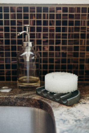Sponge Rest | Dark Green Terrazzo