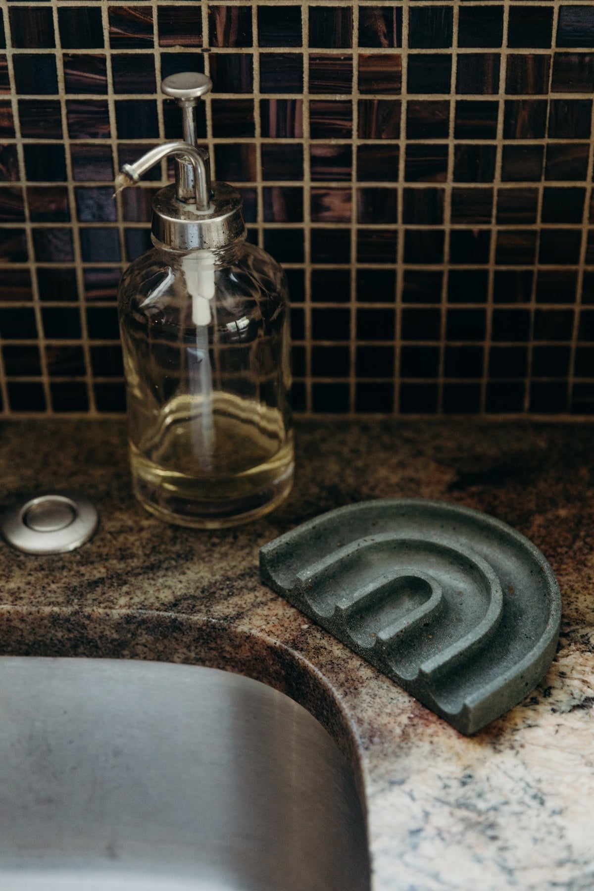 Sponge Rest | Dark Green Terrazzo